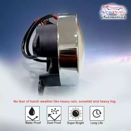 Auto Pearl DRL Fog Lamp Chrome Ring with Wiring Kit Assembly Compatible For Maruti Suzuki Celerio 2021 onwards image 3