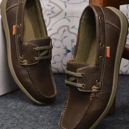 Woodland Men's Brown Boat Shoes-image-20