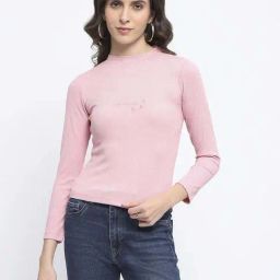 Madame Pink Cotton Regular Fit Top-picture-23