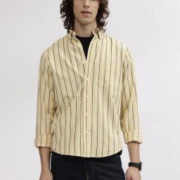 GANT Striped Button Down Regular Fit Shirt-picture-13