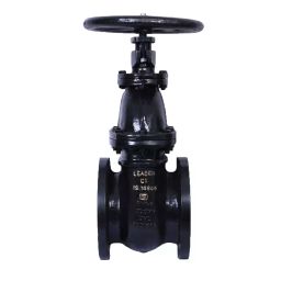 Leader 10 Inch, 250 mm Cast Iron Wheel Operated Sluice Valve CI 008-image-64