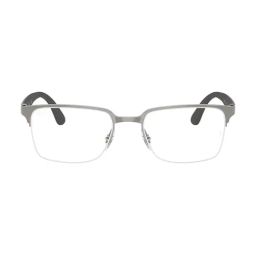 Ray-Ban Core Grey Rectangular Unisex Eye Frame image 2