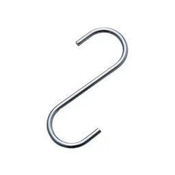 AS ONE Steel Display Hook W6×H15 cm Size, Steel Chrome, 61-131-12-1 (Set of 10 pcs)-48