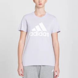 adidas Purple Cotton Printed T-Shirt-image-48