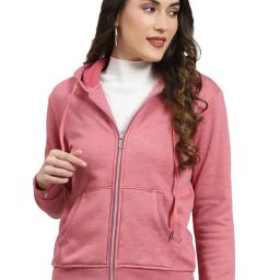 Monte Carlo Pink Regular Fit Hoodie-image-77