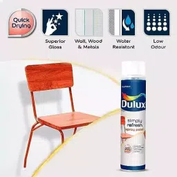 Dulux Simply Refresh Spray Paint Special Combo Pack 400 ml each White, Golden Yellow, Bus Green, Phiroza Colors (Pack of 4)-7