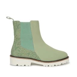 Yoho Women's Pastel Green Chelsea Boots-image-57