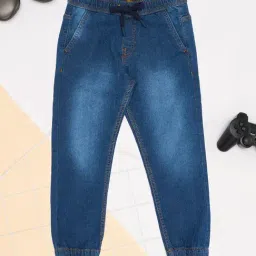 Pantaloons Junior Bonnie Blue Blue Joggers-picture-9