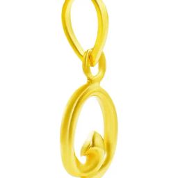 Muthoot Pappachan Alphabet Collection 22k (916) Yellow Gold Pendant for Men & Women 1 Gm-image-62