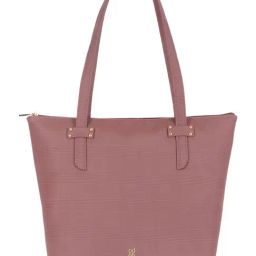 Baggit Purple Textured Large Tote Bag-image-69
