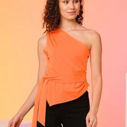 Globus Orange Regular Fit Top-image-35