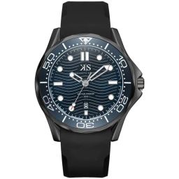 Kenneth Scott Men's Analog Navy Blue Dial Watch - K22009-BSBN-32