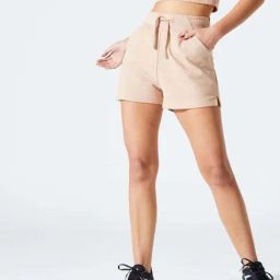 Domyos by Decathlon Beige Plain Shorts-image-37