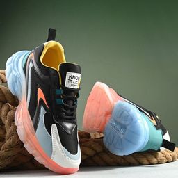 knoos Men Colourblocked Sneakers-image-48