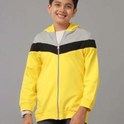Under Fourteen Only Kids Yellow Cotton Printed Full Sleeves Sweatshirt-image-69