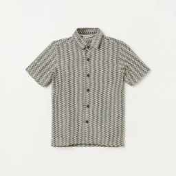 Fame Forever by Lifestyle Kids Charcoal Printed Regular Fit Shirt-image-7
