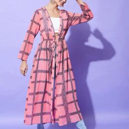 StyleStone Pink Check Shrug-picture-4