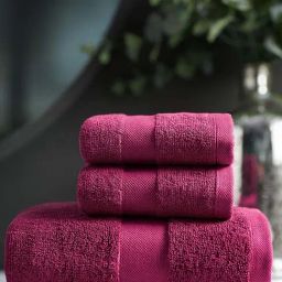 DDECOR Live Beautiful Purple Cotton 500 GSM Hand Towel - Set of 1-picture-6