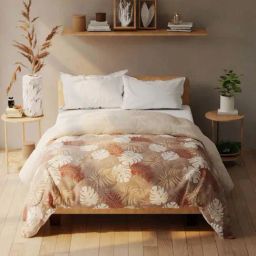 Bianca Audrey Brown 152 TC Micro Fabric Double Comforter-image-38
