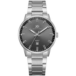 Kenneth Scott Men's Analog Black Dial Watch - K22010-SBSB-80