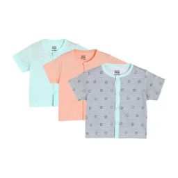MINIKLUB Unisex Multicolor Printed Jhabla (Pack Of 3)-image-13