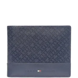 TOMMY HILFIGER Serres Navy Casual Leather Bi-Fold Wallet  for Men-picture-42