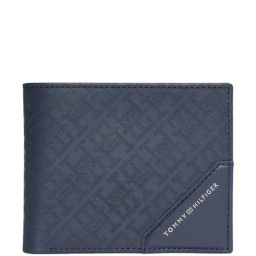 TOMMY HILFIGER Colonsay Navy Casual Leather Bi-Fold Wallet  for Men-68