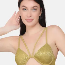 CURWISH Floral Push-Up Bra - Medium Coverage Underwired Heavily Padded image 5