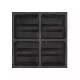 Ashutosh Rubber L1162 Black Square Cover Block For Footing 75 mm 4 Cavity-image-15