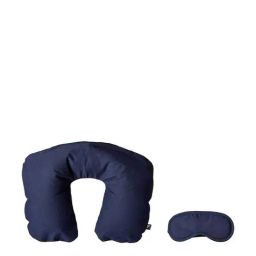 Travel Blue Navy Inflatable Neck Pillow with Eye Mask-image-78