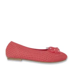 Pantaloons Junior Red Flat Ballets-image-18