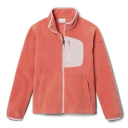 Columbia Kids Fast Trek III Peach & Cream Regular Fit Full Sleeves Jacket-image-62