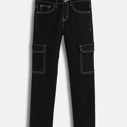 Urbano Juniors Boys Regular Fit Mid-Rise Heavy Fade Stretchable Jeans-image-48