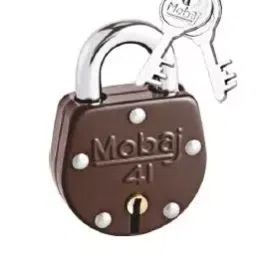 Bonus Mobaj 41 mm Alloy Steel PCF Finish 2 Keys Padlock-image-82