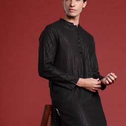Anouk Striped Kurta-34