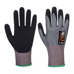 Portwest CT AHR13 Nitrile Cut Resistant Gloves Black and Grey Color, L Size, CT67G8RL (Pack of 1 Pair)-23