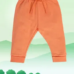 MINIKLUB Kids Orange Solid Joggers-image-94