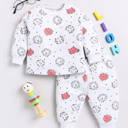 YK X Tinyo Infant Boys Printed T-Shirt With Trousers-23
