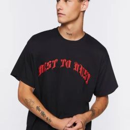 forever 21 Forever21 Black Cotton Regular Fit Printed T-Shirt-picture-37