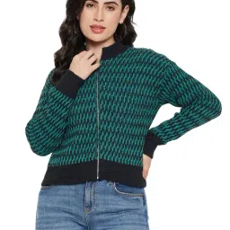 MADAME Green Printed Sweater-picture-35