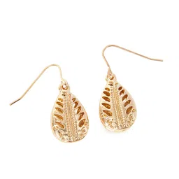 Accessorize Leaf Shaped Drop Earrings image 2