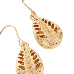 Accessorize Leaf Shaped Drop Earrings image 3