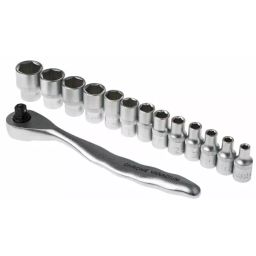 RS PRO 14 Piece , 1/4 in Socket Set Model No 6685789-19