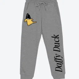 YK Warner Bros Girls Printed Mid-Rise Joggers-picture-38