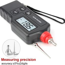 LABART Digital Vibration Meter, WT63A Digital Vibration Meter Handheld Vibrator Accurate Sensitive LCD Backlight Equipped with AC Signal Output Interface image 2