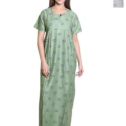 TRUDO Printed Maxi Nightdress-image-65