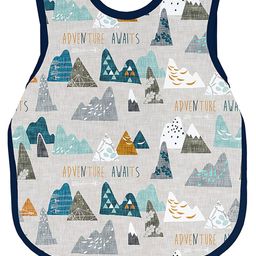 Bapron Baby Adventure Awaits Bib - Grey-17
