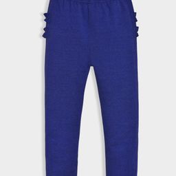 Mi Arcus Back Frill Detailed Leggings - Blue-image-99