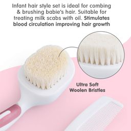 fab n funky Brush & Comb Set with Soft Bristles - Purple image 4