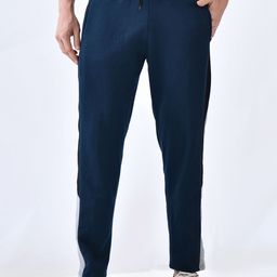 BAESD Men Colourblocked Mid-Rise Track Pants-picture-48